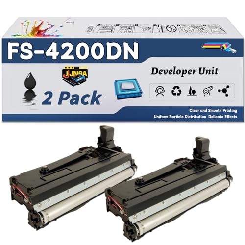 JJNGA FS-4200DN Developer Unit is Compatible for Kyocera ECOSYS M3860idn M3860idnf P3045dn P3050dn P3055dn P3060dn FS-2100DN FS-4100DN FS-4200DN Printers (2-Pack Black)