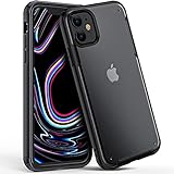 ORIbox for iPhone 12 mini Case Black,with 4 Corners Shockproof Protection,iPhone 12 mini Black Case for Women Men Girls Boys Kids,Case for iPhone 12 mini Phone Black