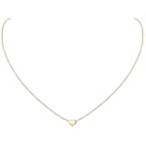 Personalized 925 Sterling Silver Dainty Small Heart/Star/Moon/Dot/Triangle Pendant Necklace for Women, Silver/Gold/Rose Gold/Black (with Gift Box)