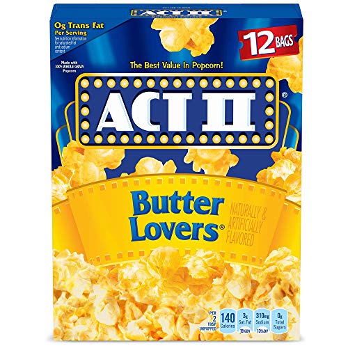 Act Ii Butter Lovers Popcorn, 2.75 Ounce (Pack Of 12) #TOP1