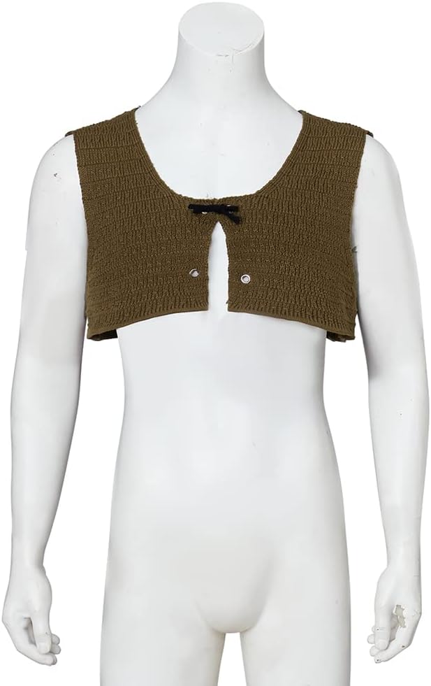 Anime Costume Knitted Cardigan Sweater Vest Crop Top Animated Comedy Movie Costume Adult Men Outfit image 2