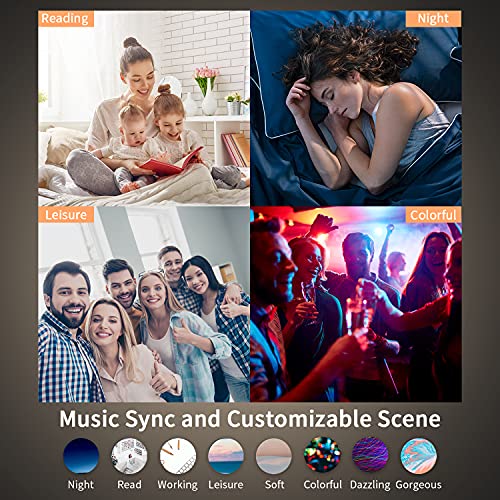 Smart Recessed Lighting, 4 Inch 6 Pack Rgb Led Recessed Light Ic Rated Etl, 10W 800Lm Downlight With J-Box, Group Control Dimmable Color Changing With Warm & Cool White Work With Alexa/Google/Siri #TOP5