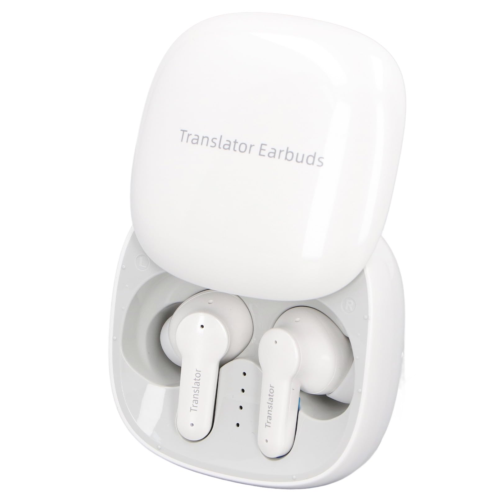 Cosiki Auricolari per Traduzione Linguistica Auricolari Bluetooth Wireless con Riduzione Intelligente del Rumore per Viaggiatori