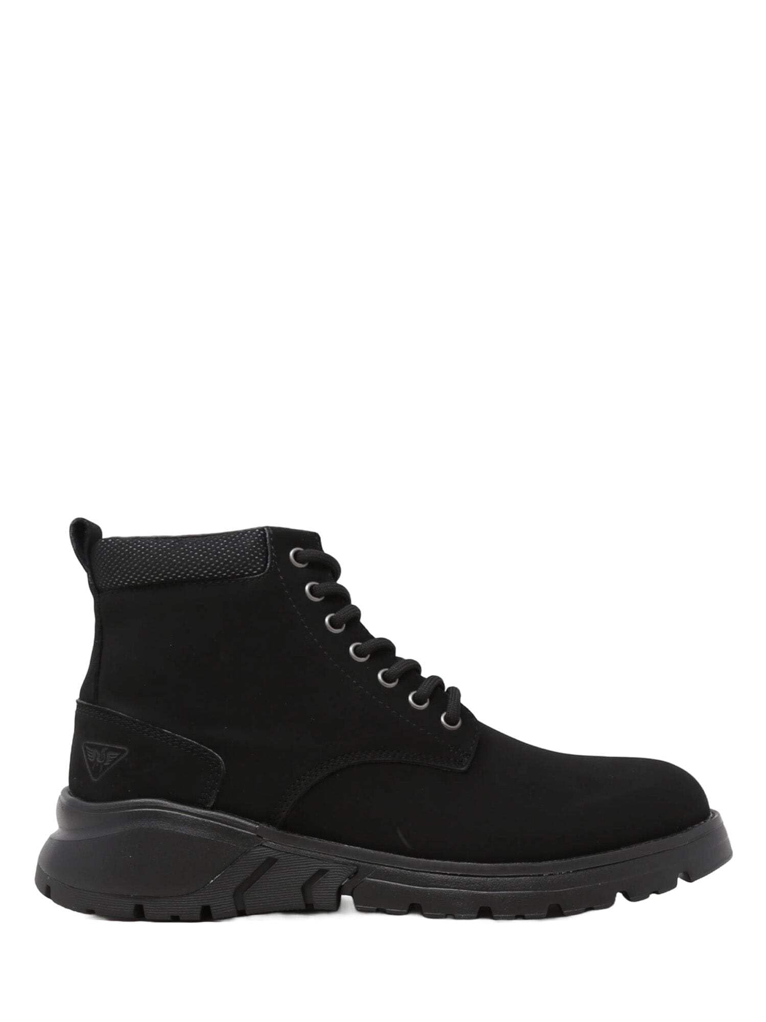 Bottines en cuir noir Docksteps DSM570201 aux finitions soignées
