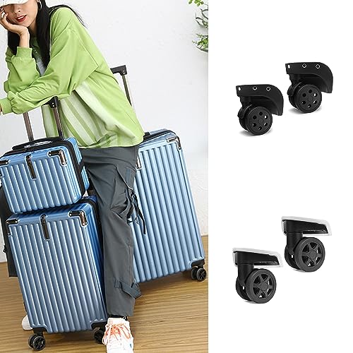 Luggage Replacement Wheels Wheel Repair Left and Right Wheels Convenient Trolley Case Luggage Wheels, One2