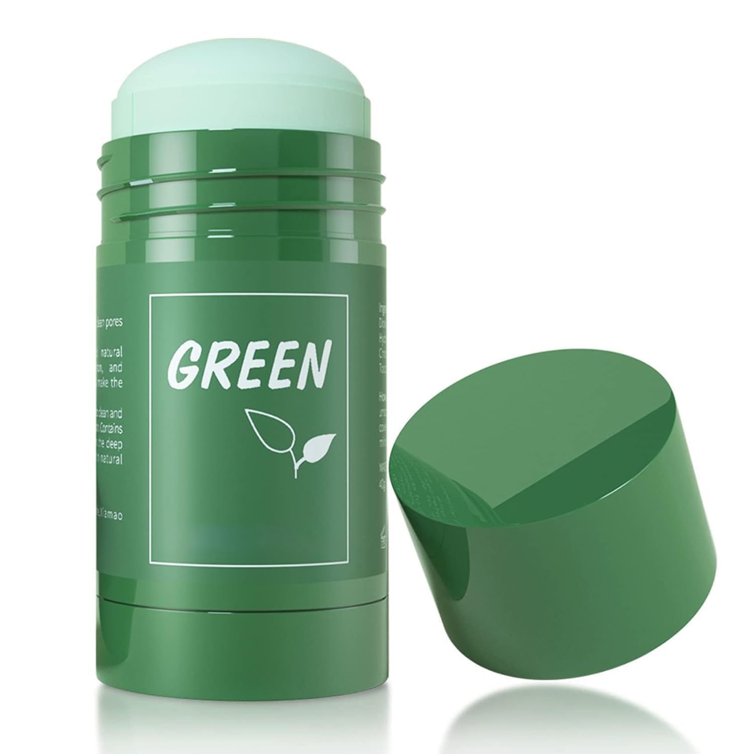 Mererke_Pretty Green Tea Mask Stick, Blackhead Remover Mask, Green Tea Purifying Clay Stick Mask, Moisturizing & Oil Control Facial Pore Cleanser for All Kind Skin Type Women Men