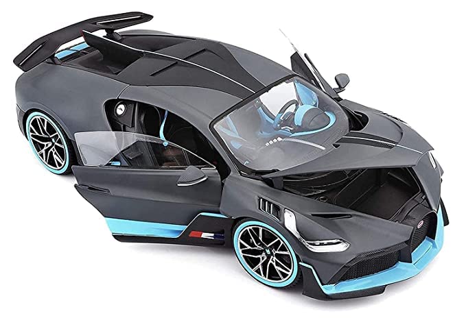Image of Invite Enterprise 1:32 Scale Bugatti Divo Die-Cast Metal Cars with 4 Openable Doors Light and Musical Sound, Pull Back Action Vehicle Toy for Kids【Colors as Per Stock】