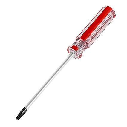 T20 Torx Security Screwdriver with Magnetic Tip Plastic Grip Torx Screwdriver for Computer Repairing, Automobile Tools, and Home Appliances, 100mm Long