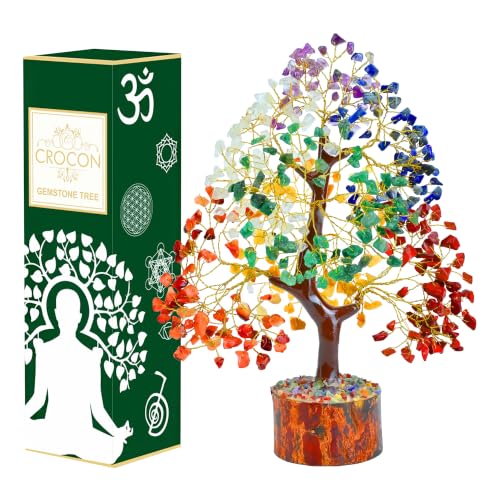 Crocon® 7 Chakra Crystal Tree of Life...