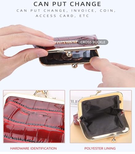 stylish women's long wallet coin wallet Zero wallet metal buckle bag coin bag women's long wallet clutch4
