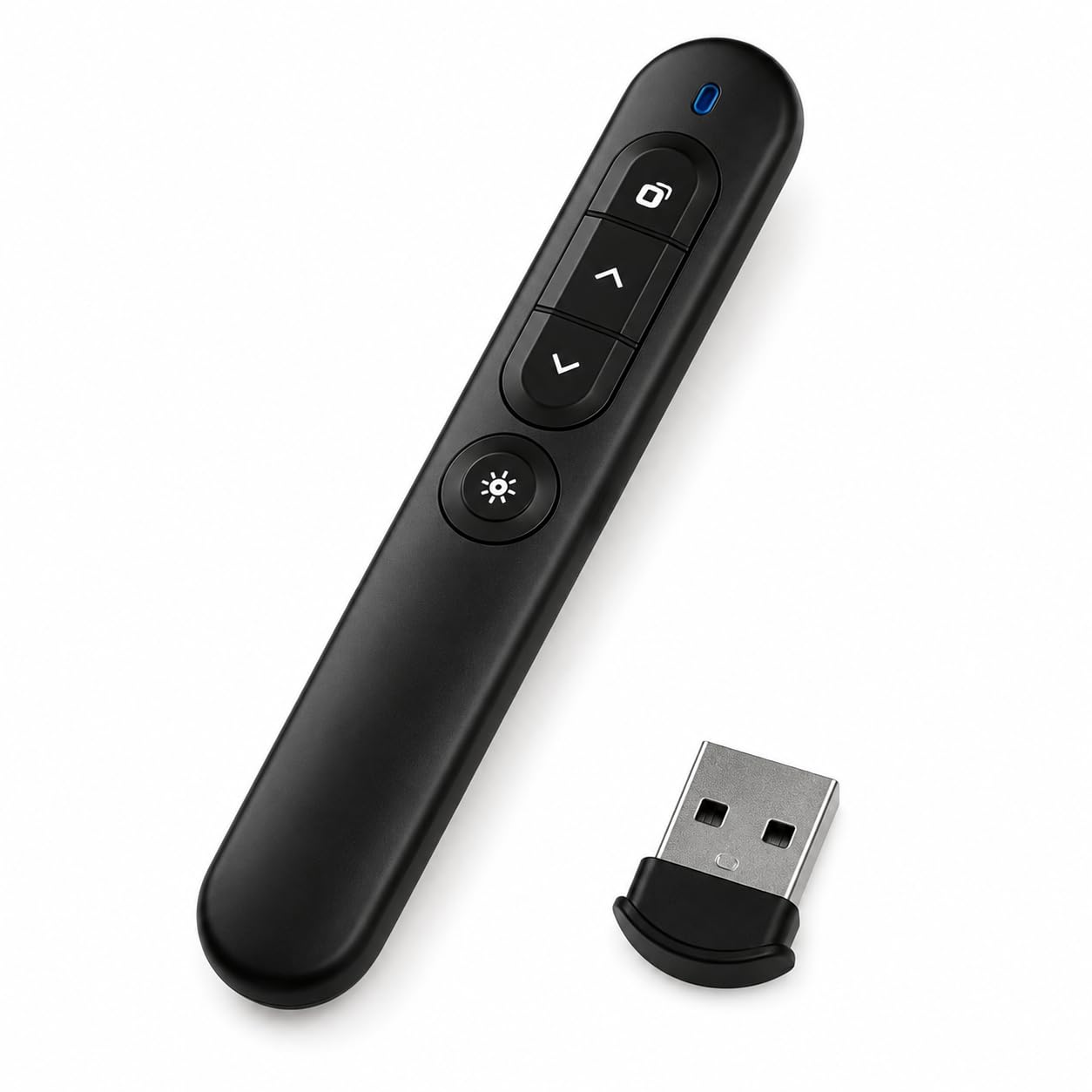 JADUFHU Presentation Clicker, PowerPoint Presentations 2.4GHz Hyperlink Clicker with USB Receiver, Wireless PPT Presenter Remote for Classrooms, Office, Meeting
