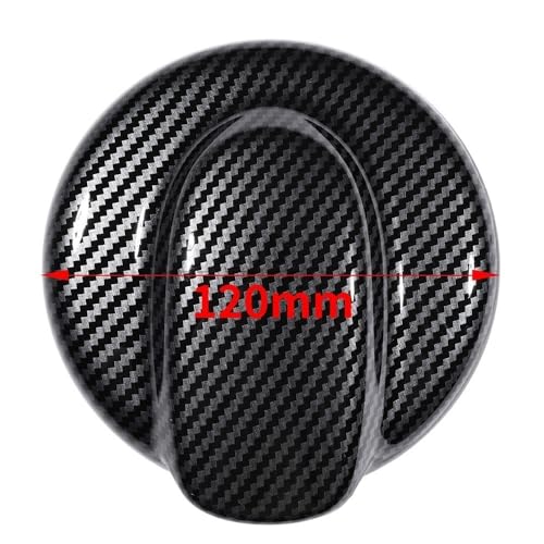 VDCXSE Poignée porte extérieure Couvercle Poignée Porte Noir Ou En Fiber Carbone Et Bouchon Carburant Pour Accessoires Voiture Pour R50 R52 R53 R55 R56 R57 R58 R59 – vue 6