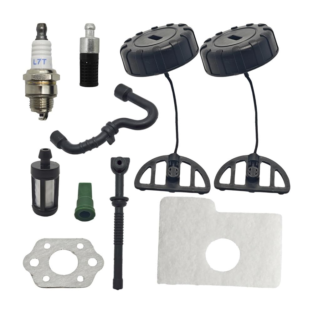 Tronçonneuse MS170 MS180 qui cale ? Solution avec le kit bougie d'allumage et filtre à air