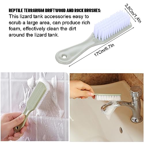Generic Reptile Tank Cleaning Kit, Bearded Dragon & Lizard Accessories, Compact Glass Terrarium Cleaning Kit - Image 5