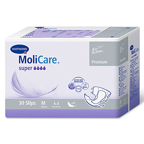 Molicare Premium Super Soft Briefs, Medium - 90/Case