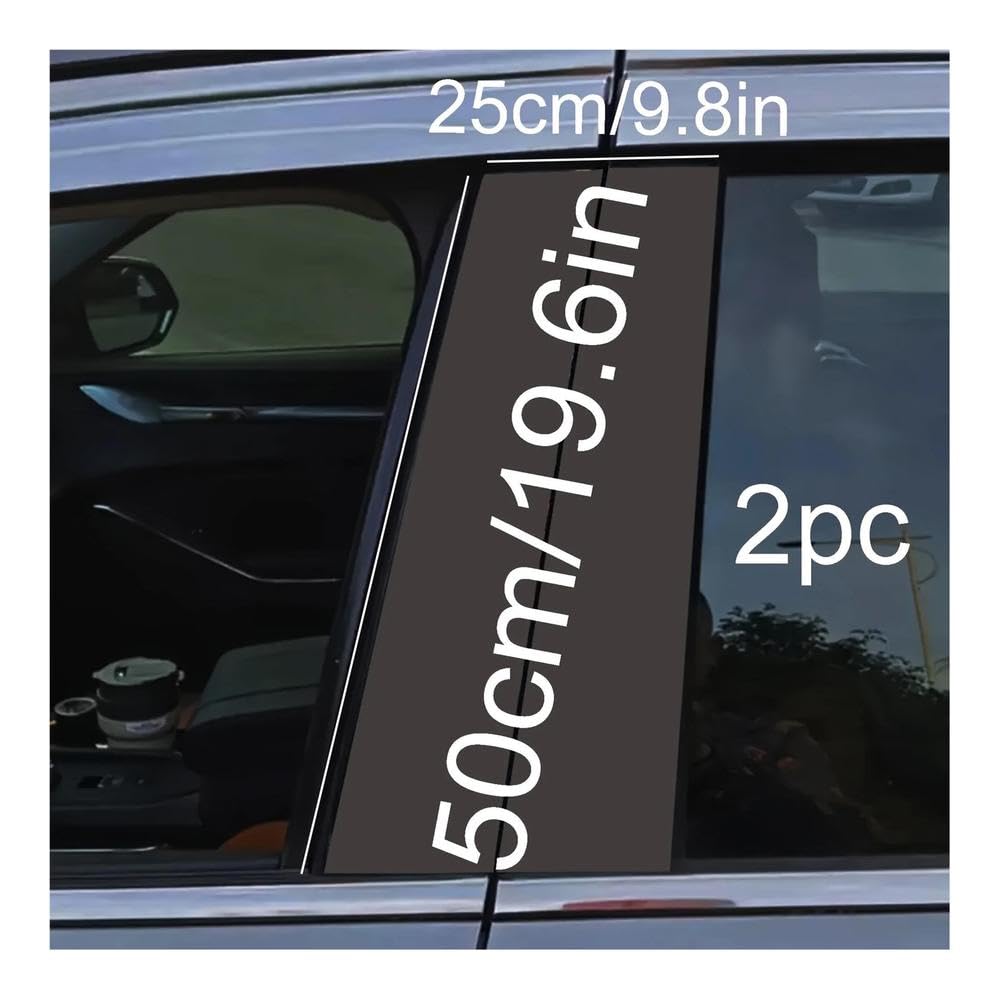 Autocollants vinyle pilier central voiture démon stickers étanches - 5