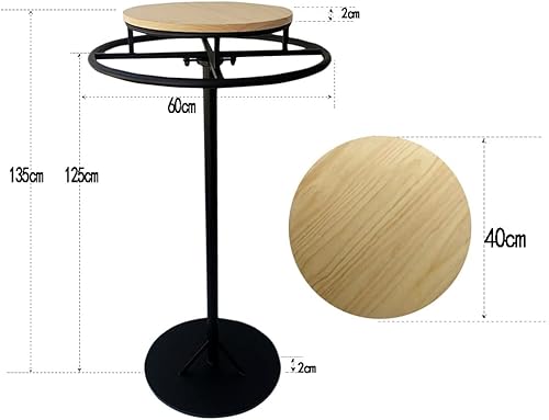 Miniatura 9 de Estante de ropa redondo de pie - Estante de exhibición de tubo espiral para ropa de zapatos y camisas - Suministros portátiles de la tienda al por