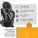 TETON Sports Grand 5500 Ultralight Plus Backpack; Lightweight Hiking Backpack for Camping, Hunting, Travel, and Outdoor Sports , Black, 34