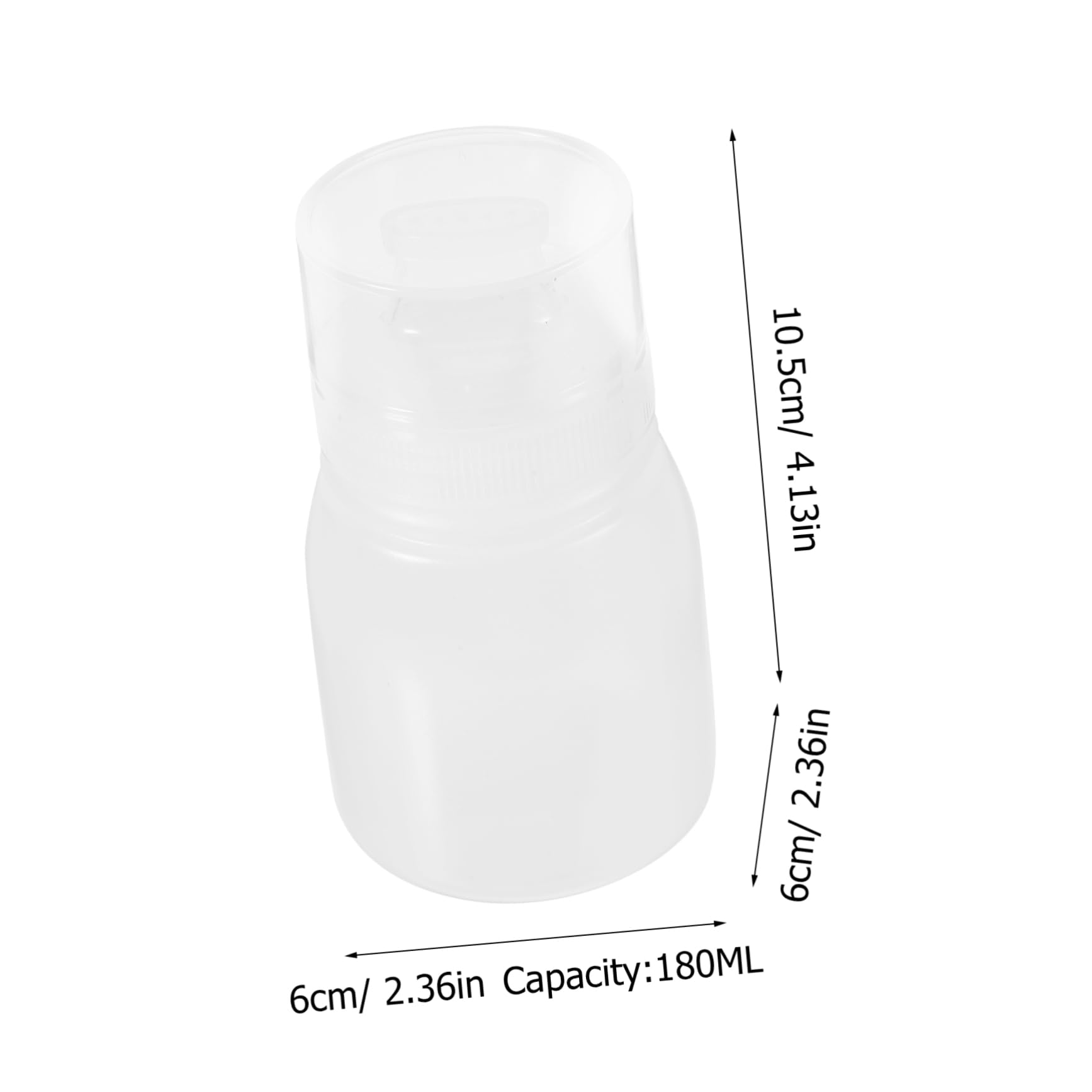 HOLIDYOYO 6pcs Camping Condiment Containers Condiment Bottle Bbq Sauce Squeeze Bottles Small Squeeze Bottles Salad Dressing Squeeze Bottle Mustard Bottles Sauce Containers Transparent Ldpe