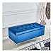 Tabouret Pliant Banc Pouf,pieds Table Appoint Motifs Tendances Paris,Multicolore (Color : Dark blue, Size : 120x45x45cm)
