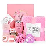 Birthday Gifts for Women, Hampers Pamper Gifts for Her, Self Care Package Relaxation Bath Set Gift Boxes New Year Valentine's Day Gifts for Mum, Wife, Best Friends, Daughter, Girlfriend Blanket - Image 1