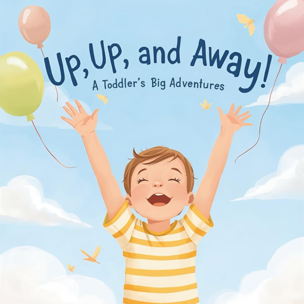 Up Up and Away! A Toddler’s Big Adventures: A Toddler Movement Book About Walking, Jumping, and Growing Brave Every Day. A Joyful Rhyming Story for ... Picture Book Celebrating physical milestones.
