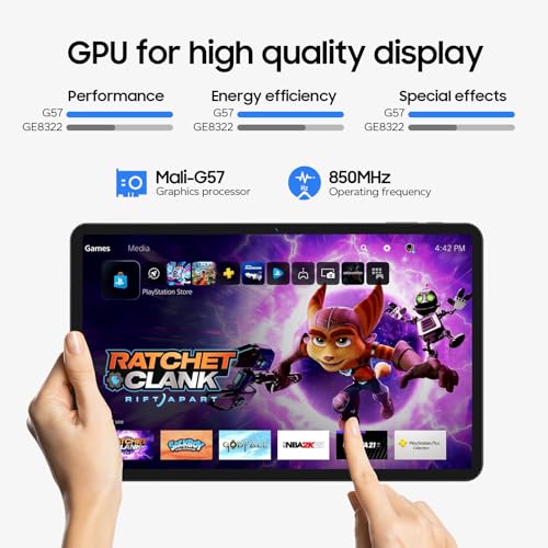 Image of Tablet 12 inch Large Screen, Android 15 Tablet 16GB RAM 256GB ROM, 2K 2000x1200 Incell Widevine L1 Display, Gaming Tablets with Helio G99 Octa-core, 8000mAh 18W Fast Charge Tablets, AI Support, GPS