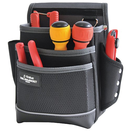 (未使用･未開封品)E-Value 腰袋 3段 ブラック&グレー EDK-2D GR Amazon | イーバリュー(E-Value) 腰袋 3段 ブラック&グレー 軽量 EDK