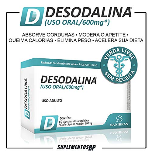 Desodalina 600mg 60 Cápsulas Sanibras