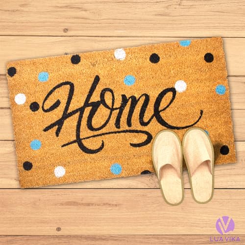 LUA VIKA Coir Doormat - Home colours - 40x70 cm - Outdoor Door mat - Front Door mat outside - Doormats outside - Image 2