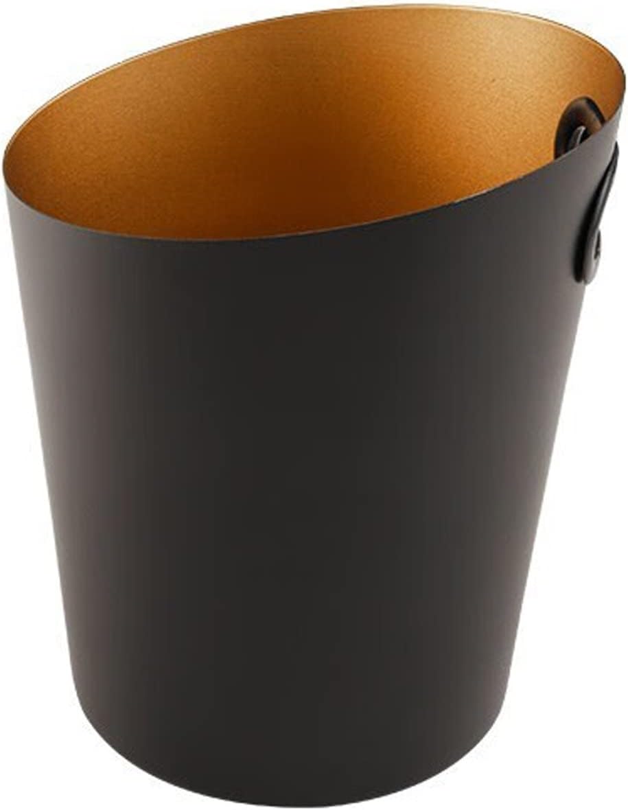 Wine Cooler Stainless Steel Ice Bucket, 5L Wine Food Grade Storage Tub for Drinks and Parties Black Metal Perfect for, Champagne or Beer Bottles Drinks Bucket