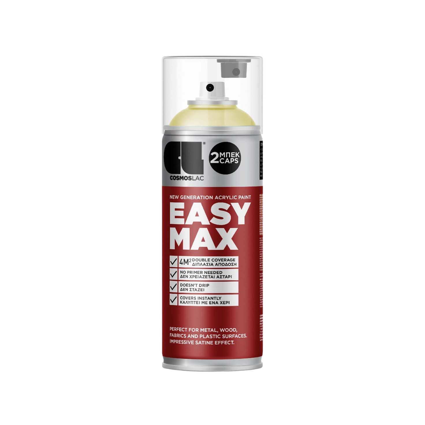 Cosmos Lac Easy Max Pastel Yellow Acrylic Spray Paint