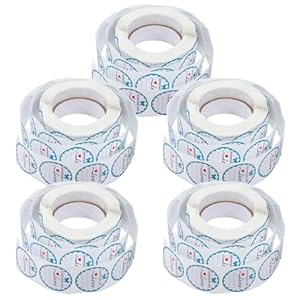 Gatuida 5 Rollen Runde Farbetiketten