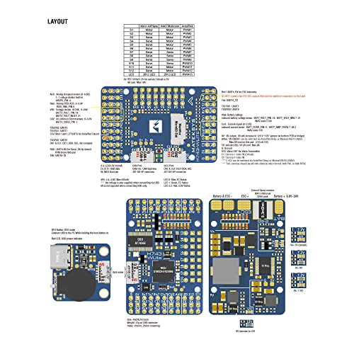 Image of Mateksys Matek H743-WLITE Flight Controller STM32H743VIH6 ICM42688-P DPS310 OSD MicroSD Blackbox F765 wse Updated H743-WLITE
