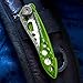 LEATHERMAN, Skeletool KBX Pocket Multitool with Knife and Bottle Opener, Moss Green