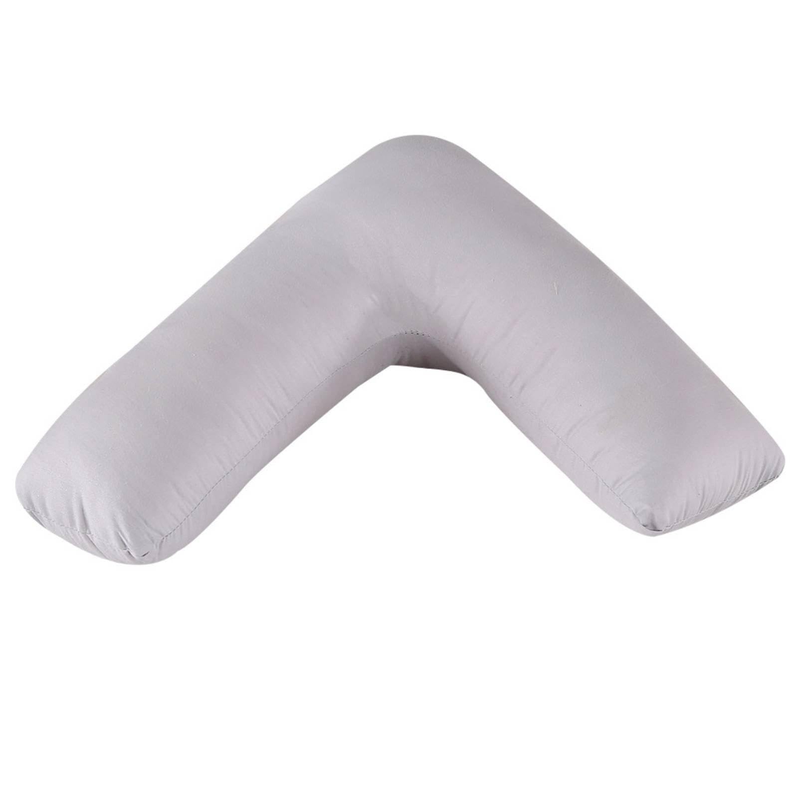 SNAPPSY V-Shaped Maternity Pillow Removable Washable Cover Full Body Curved Pillow Bedding Accessory for Women, Travel, Napping-image-2
