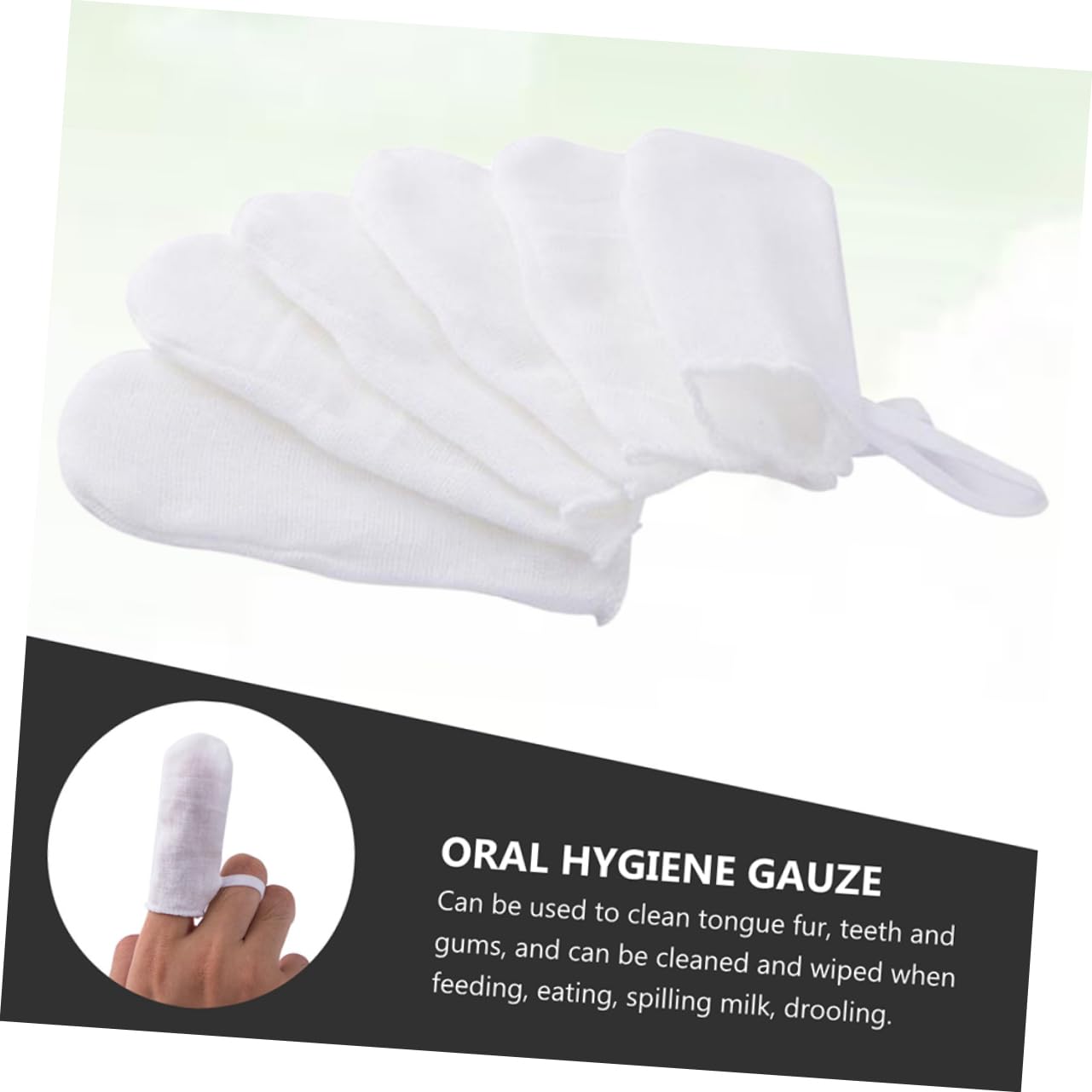 KOMBIUDA 3 Set 18 Pz Garza Bambino Bocca Pulire Panno Denti Da Latte Spazzolini Da Denti Gomma Neonato Spazzolino Da Denti Bambino Strumento Spazzolino Da Denti Per Il