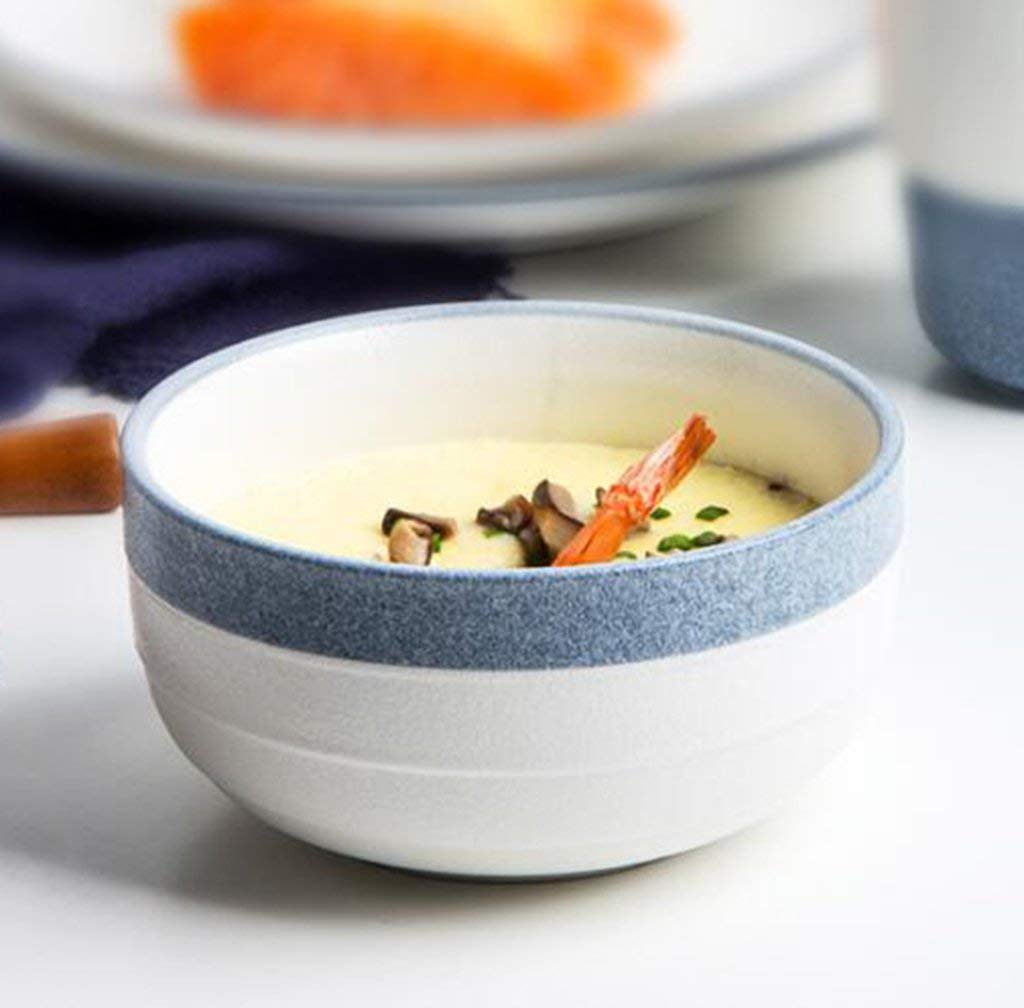 Bols en céramique, Style Vaisselle Bol en céramique Vintage Ménage Bol à Riz Shengmi Bol à Soupe Créativité Personnalité Bol Mangez Un Petit Bol 14x6cm (Couleur: 14x6cm)