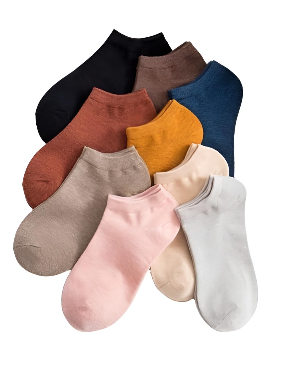 Girls Ankle Length Cotton Socks With Colourful Cute Colours Also for Women Low Cut Ankle socks Combo (Cotton blend) Pack of 5 (Colors May Vary)