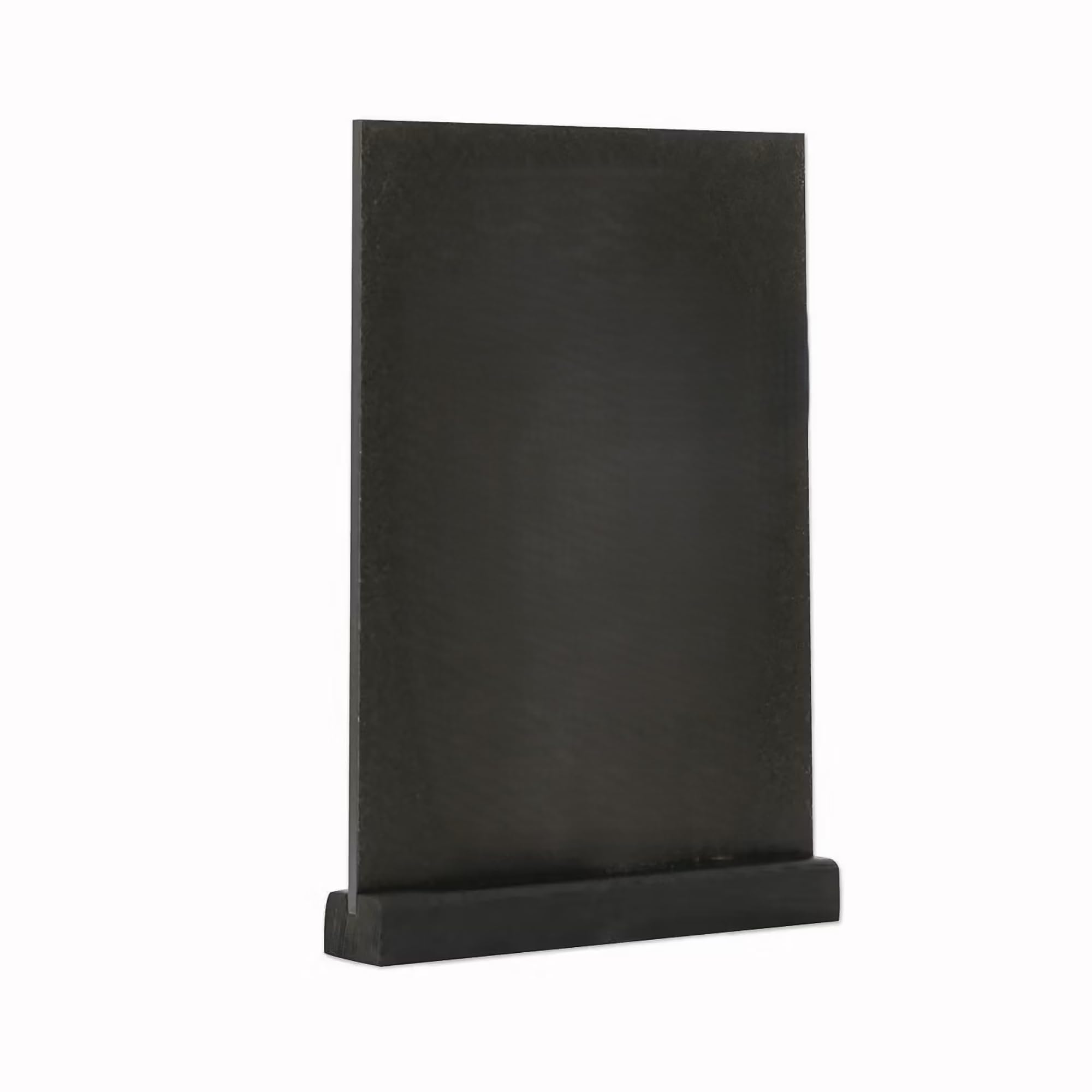 Pack of 4 Deflecto Double-Sided Table Chalkboard Sign, Freestanding Mini Display for Cafs, Weddings, Parties, Menus, Event Labels, Tabletop Message Board for Home or Business - Black A5