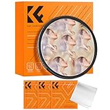 K&F CONCEPT 58mm 中央六角プリズムフィルター プリズム 特殊効果フィルター 被写体数変更可能（Nano-Basic）