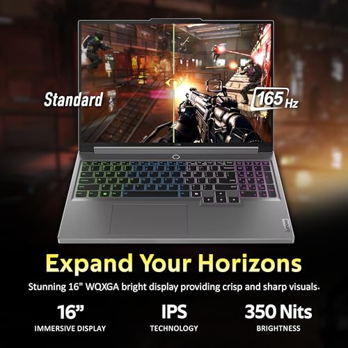Image of Lenovo Legion 5 16 inch WQXGA 165Hz Gaming Laptop, Intel i9-14900HX, 64GB DDR5, 4TB SSD, ‎NVIDIA GeForce RTX 4060 8GB GDDR6, 4-Zone RGB Backlit Keyboard, Win 11, Gray, 256GB Docking Station Set