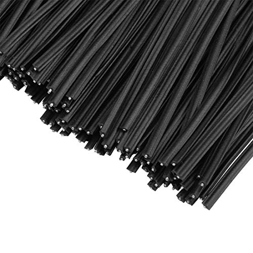 uxcell 3 Inches Plastic Twist Ties Reusable Cable Cord Wire Ties Black 500pcs miniatura 3