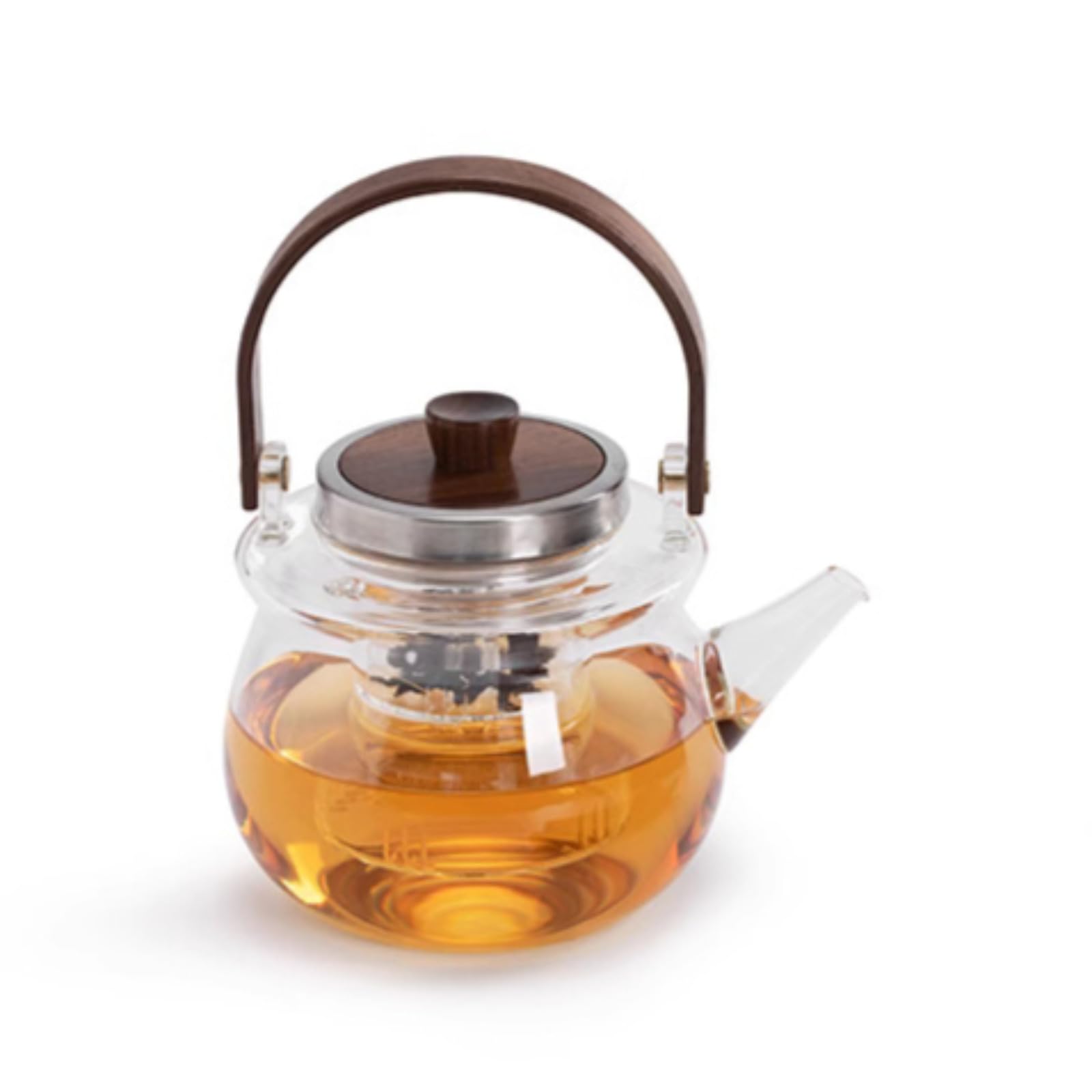 Théière en verre anti-goutte 950 ml avec un infuseur à thé pratique et résistant