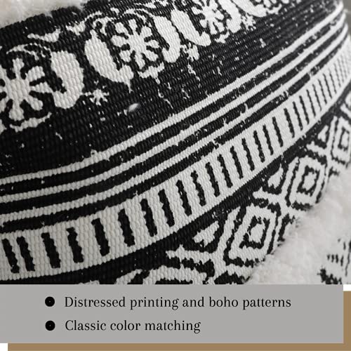 blue page Boho getuftete dekorative Kissenbezüge für Couch Sofa – moderner marokkanischer Kissenbezug mit Quasten… – Bild 8