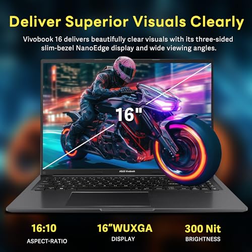 ASUS Vivobook 16" WUXGA Intel i7-1355U 16GB RAM 1TB SSD Negro miniatura 4