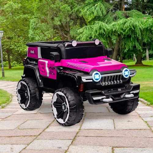 Garveelife EJGZFRFVK6N_PDORLH49KAJFF 2 Seater Ride On Car With Remote Control, 4Wd Off-Road Truck 12V Electric Battery Powered Ride On Toys thumb #1