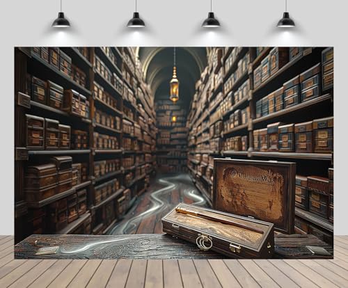 Fondo mágico 7x5ft tema varita para estudio fotográfico miniatura 1