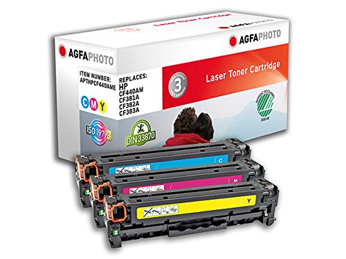 Preisvergleich Produktbild AgfaPhoto APTHPCF440AME Remanufactured Toner Pack of 3