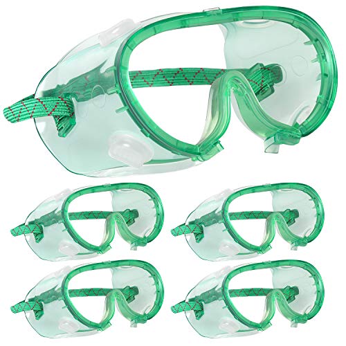 Preisvergleich Produktbild GALAX PRO 5PCS Schutzbrille, Vollsichtbrille Antibeschlagbrille mit kratzfester Scheibe Überbrille für Brillenträger Sicherheitsbrille, Lieferzeit: ca. 15 Tage